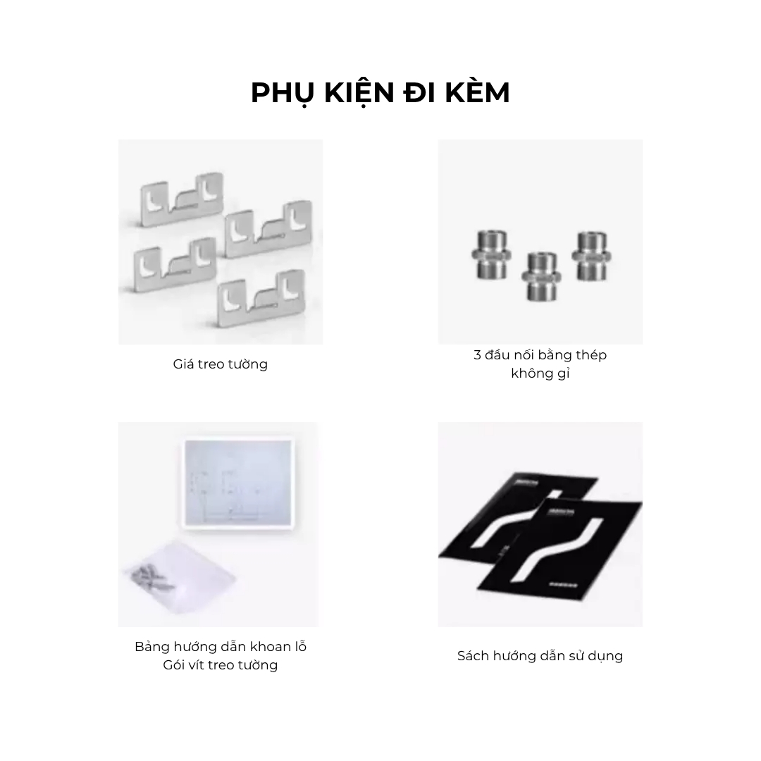 Phụ kiện đi kèm máy lọc nước trung tâm NV-U7