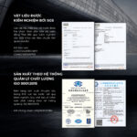Vật liệu máy lọc nước trung tâm NV-U7 kiểm nghiệm SGS và chứng nhận ISO 9001:2015