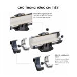 Chi tiết chân đế và nắp bịt hai đầu máy lọc nước trung tâm NV-U7