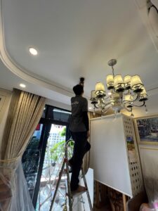 Hoàn thiện hệ thống máy cấp khí tươi cho chung cư Royal City