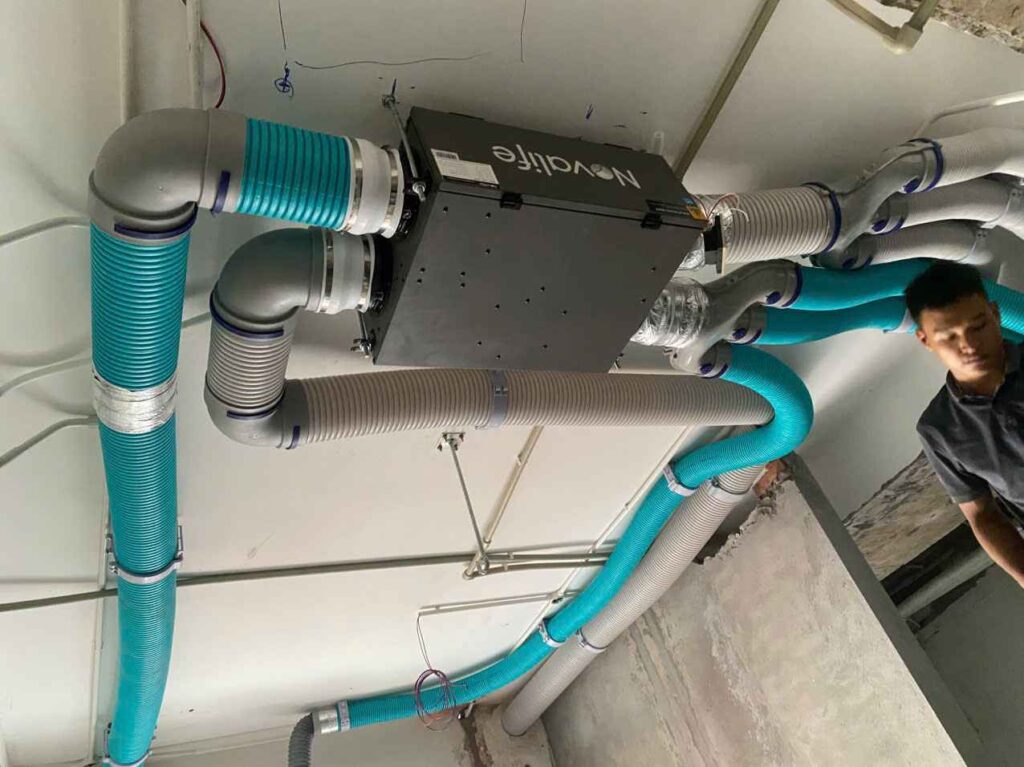 Hoàn thiện hệ thống máy cấp khí tươi cho chung cư CT36 Tây Hồ