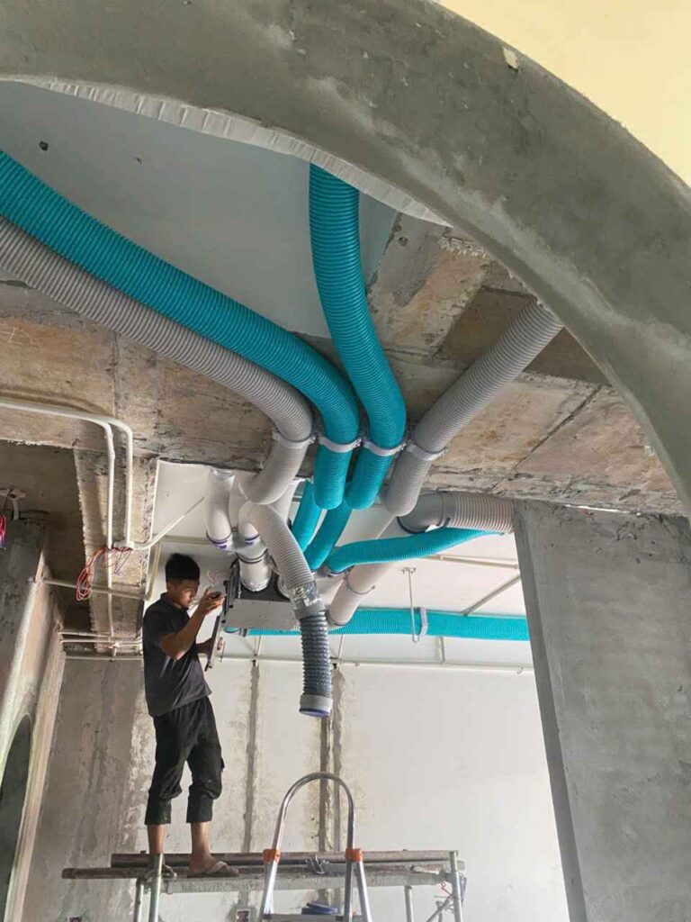 Hoàn thiện hệ thống máy cấp khí tươi cho chung cư CT36 Tây Hồ