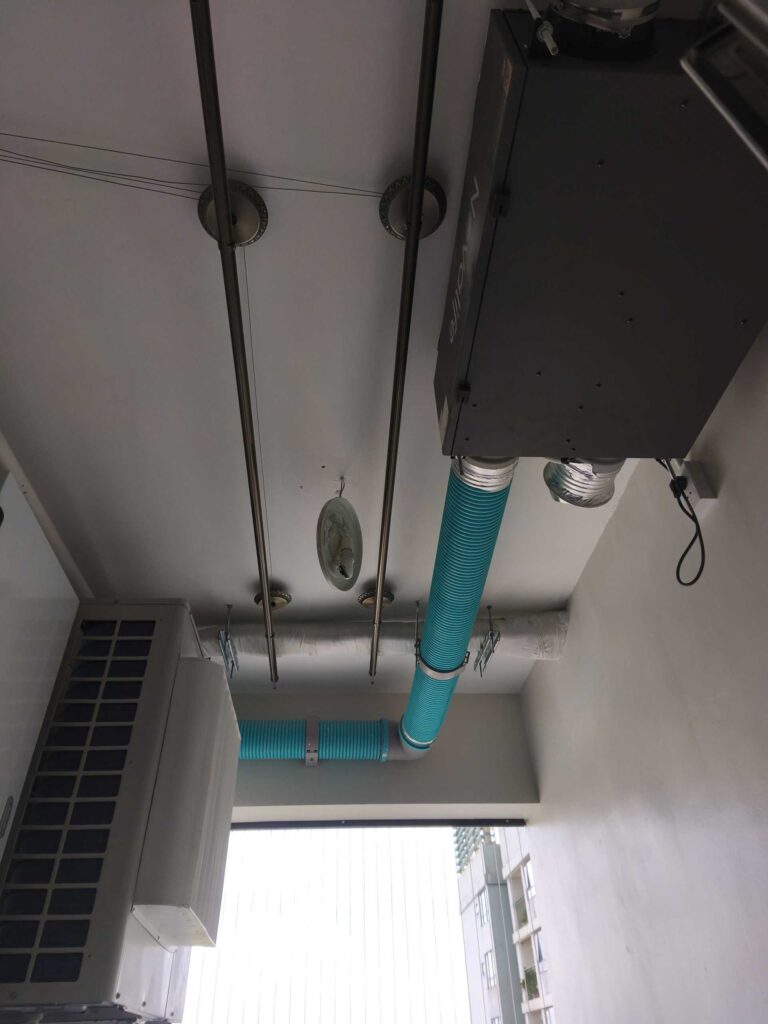 Lắp đặt hệ thống máy cấp khí tươi cho chung cư đang hoàn thiện ở Ngoại Giao Đoàn