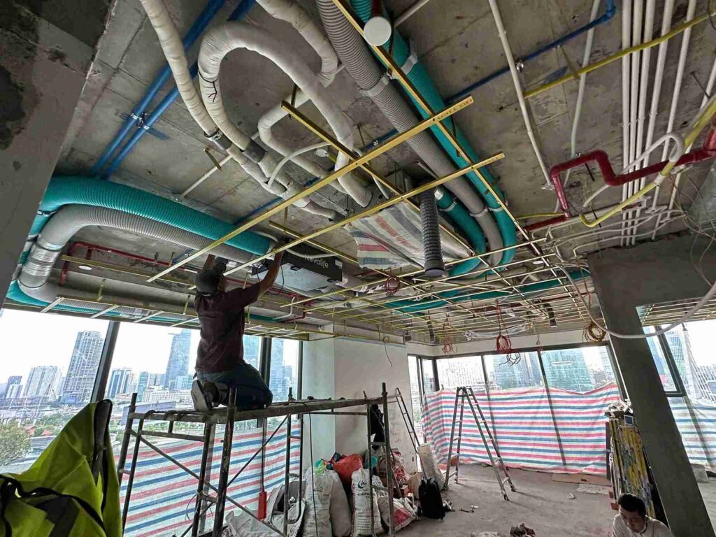 Hoàn thiện hệ thống máy cấp khí tươi cho biệt thự The Opera Residence