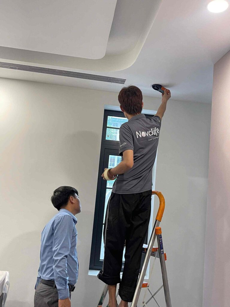 Hoàn thiện hệ thống máy cấp khí tươi cho chung cư Capitaland