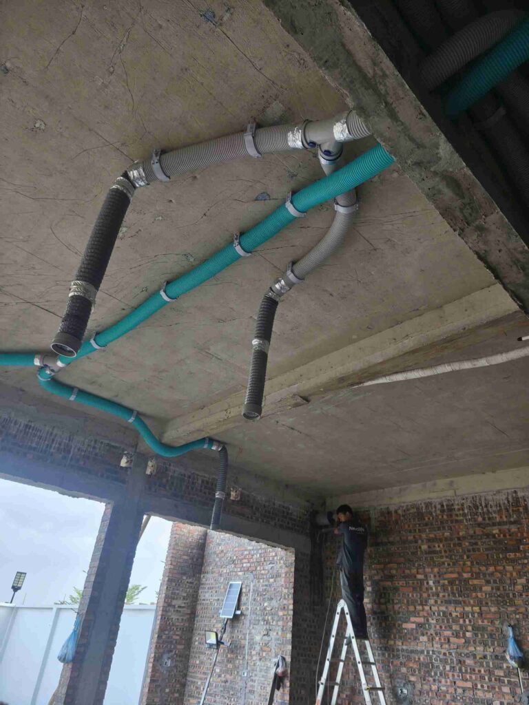 Hoàn thiện hệ thống máy cấp khí tươi cho nhà ở Phố Hiến