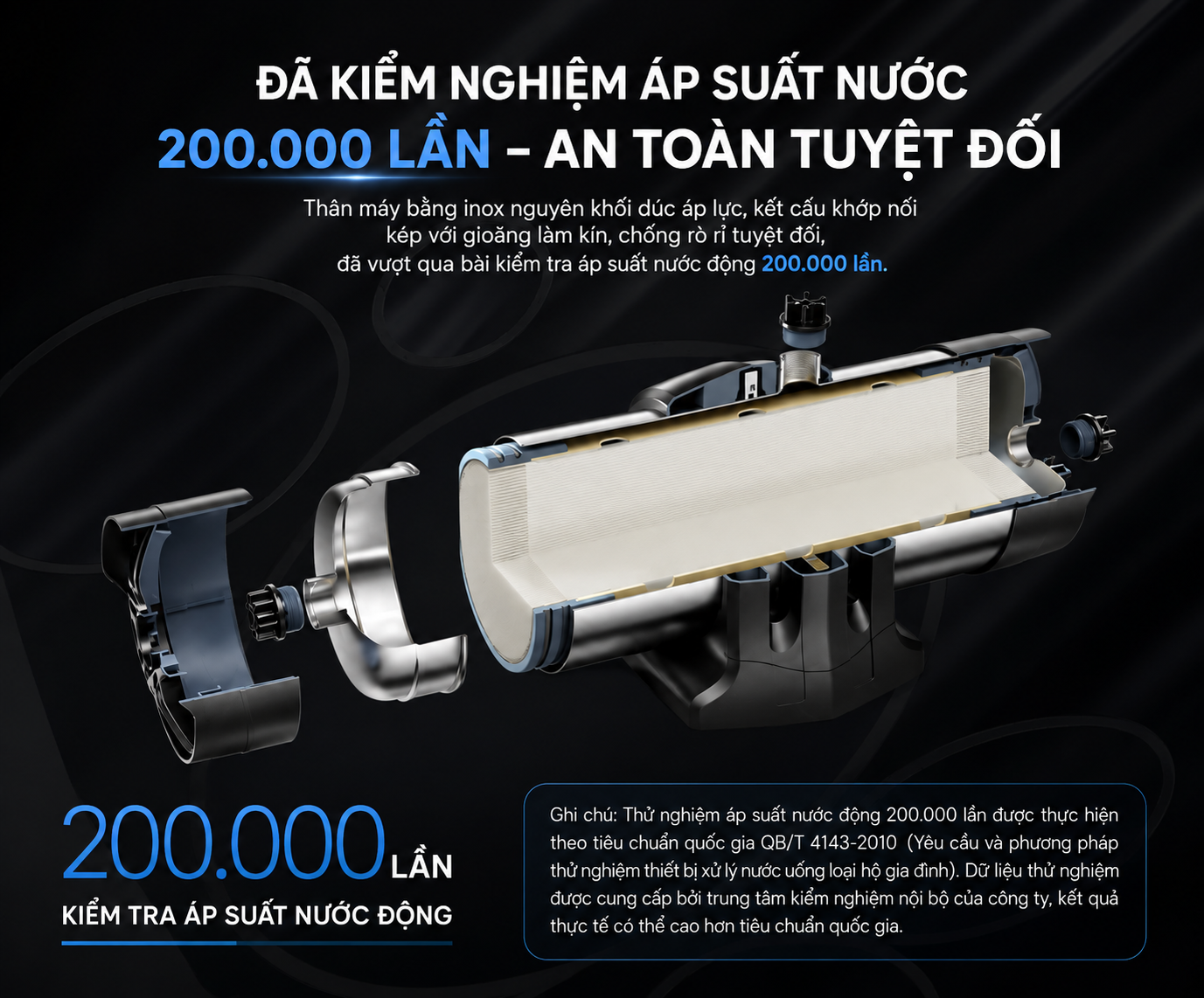 Máy lọc nước trung tâm Novalife NV- U8 lưu lượng lọc 4000L/giờ Máy lọc nước trung tâm Novalife NV- U8 lưu lượng lọc 4000L/giờ