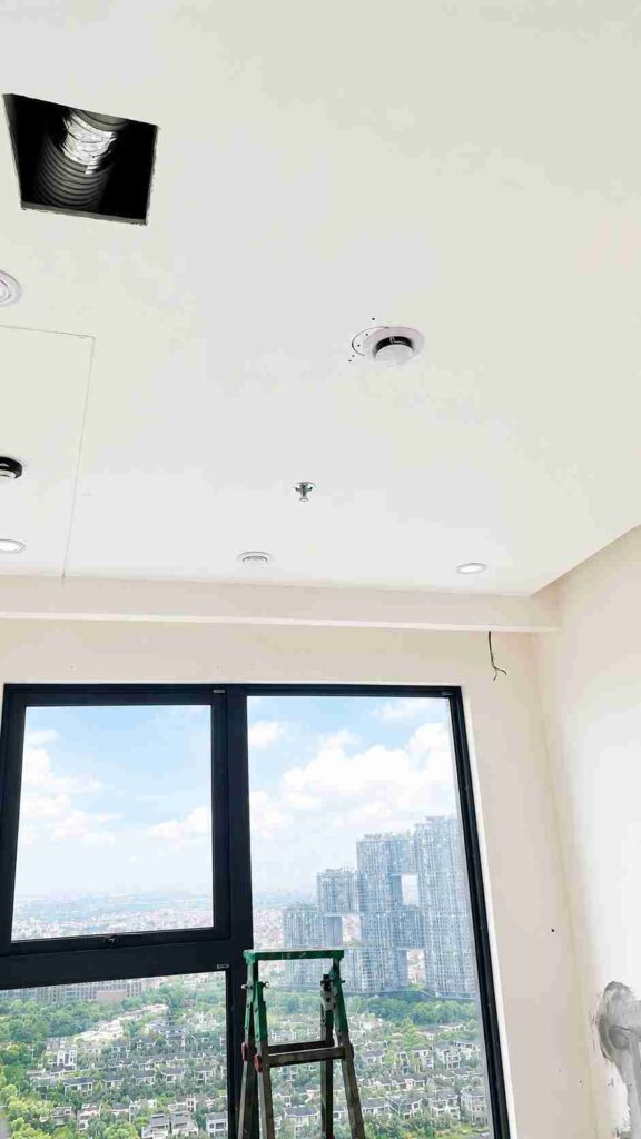 Hoàn thiện hệ thống máy cấp khí tươi cho chung cư Sky Oasis