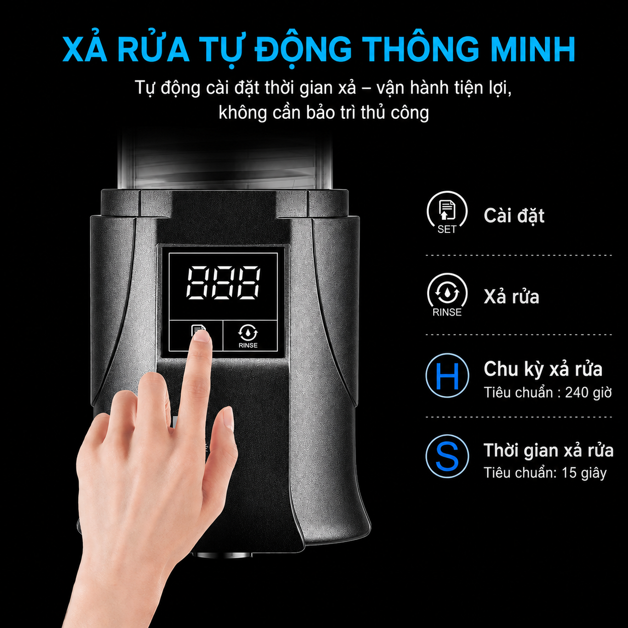 Bộ lọc sơ Novalife NV-M8 lưu lượng 6000L/h tự động xả rửa Bộ lọc sơ Novalife NV-M8 lưu lượng 6000L/h tự động xả rửa