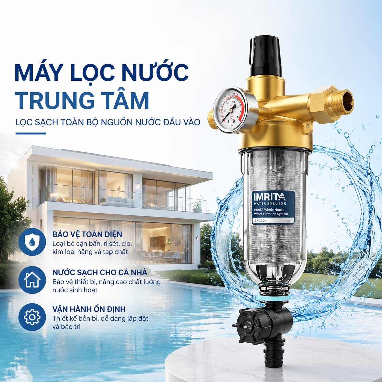 Máy lọc nước trung tâm Novalife IMT-U7