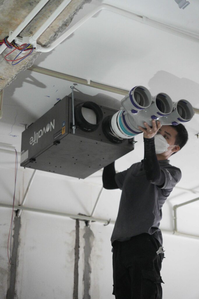 Hoàn thiện hệ thống máy cấp khí tươi cho chung cư CT36 Tây Hồ