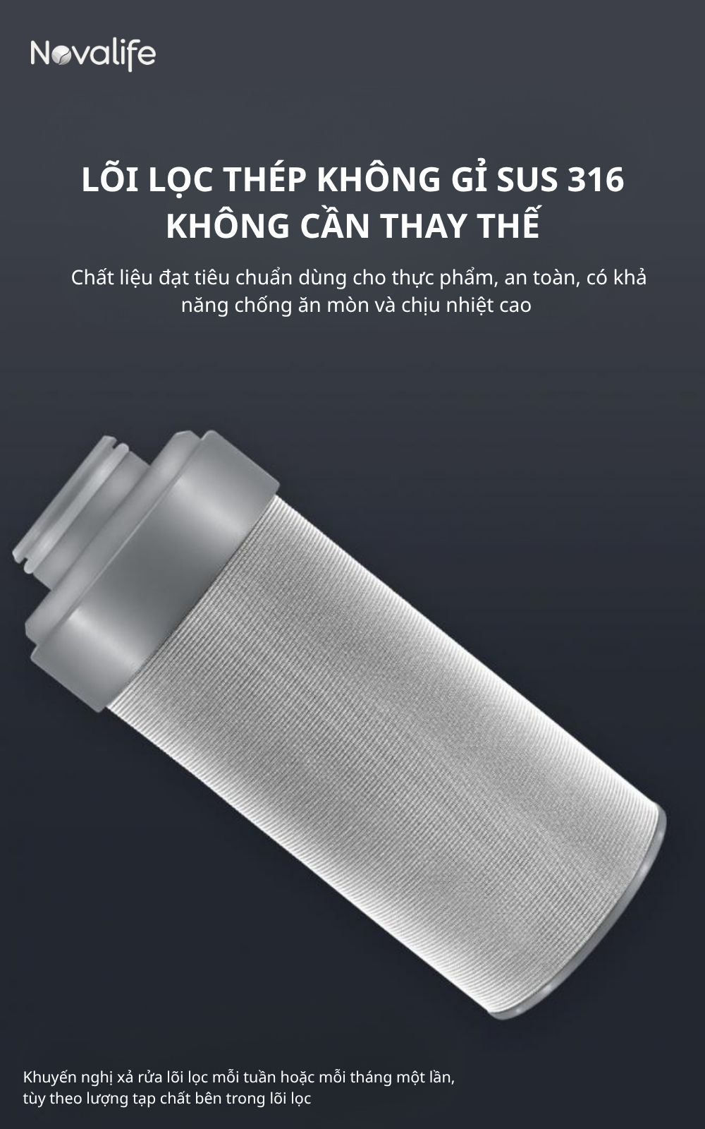 Bộ lọc sơ đa năng UF Novalife NV-M3 lưu lượng 5000L/h
