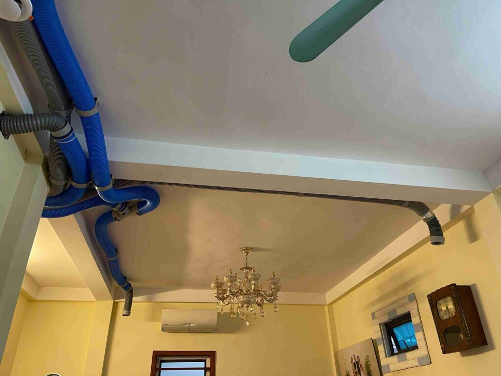 Hoàn thiện hệ thống máy cấp khí tươi cho nhà ở Mê Linh