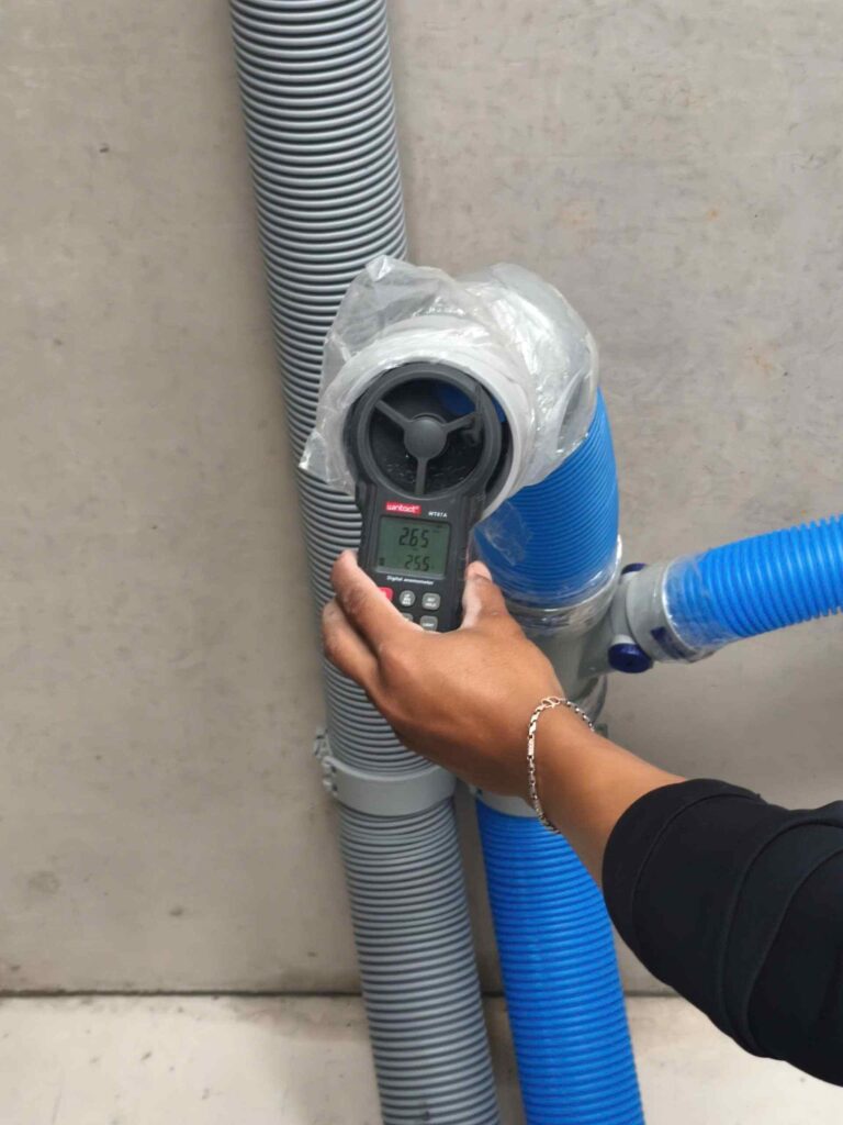 Hoàn thiện hệ thống máy cấp khí tươi cho biệt thự liền kề Louis City