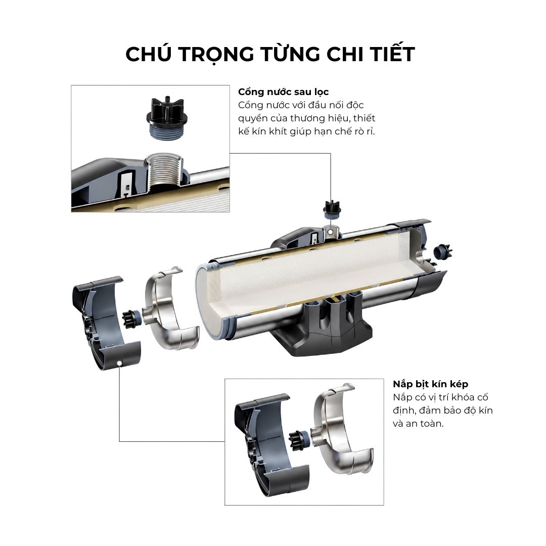 Máy lọc nước trung tâm Novalife NV-U8 – chú trọng từng chi tiết