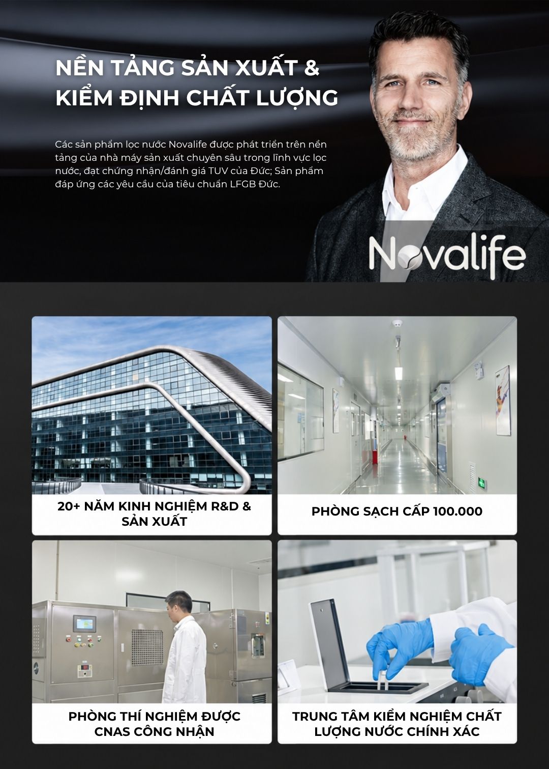 Bộ lọc sơ Novalife NV-M3: Không cần điện – Lưu lượng 5 m³/h Bộ lọc sơ Novalife NV-M3 – nhà máy sản xuất và kiểm định chất lượng