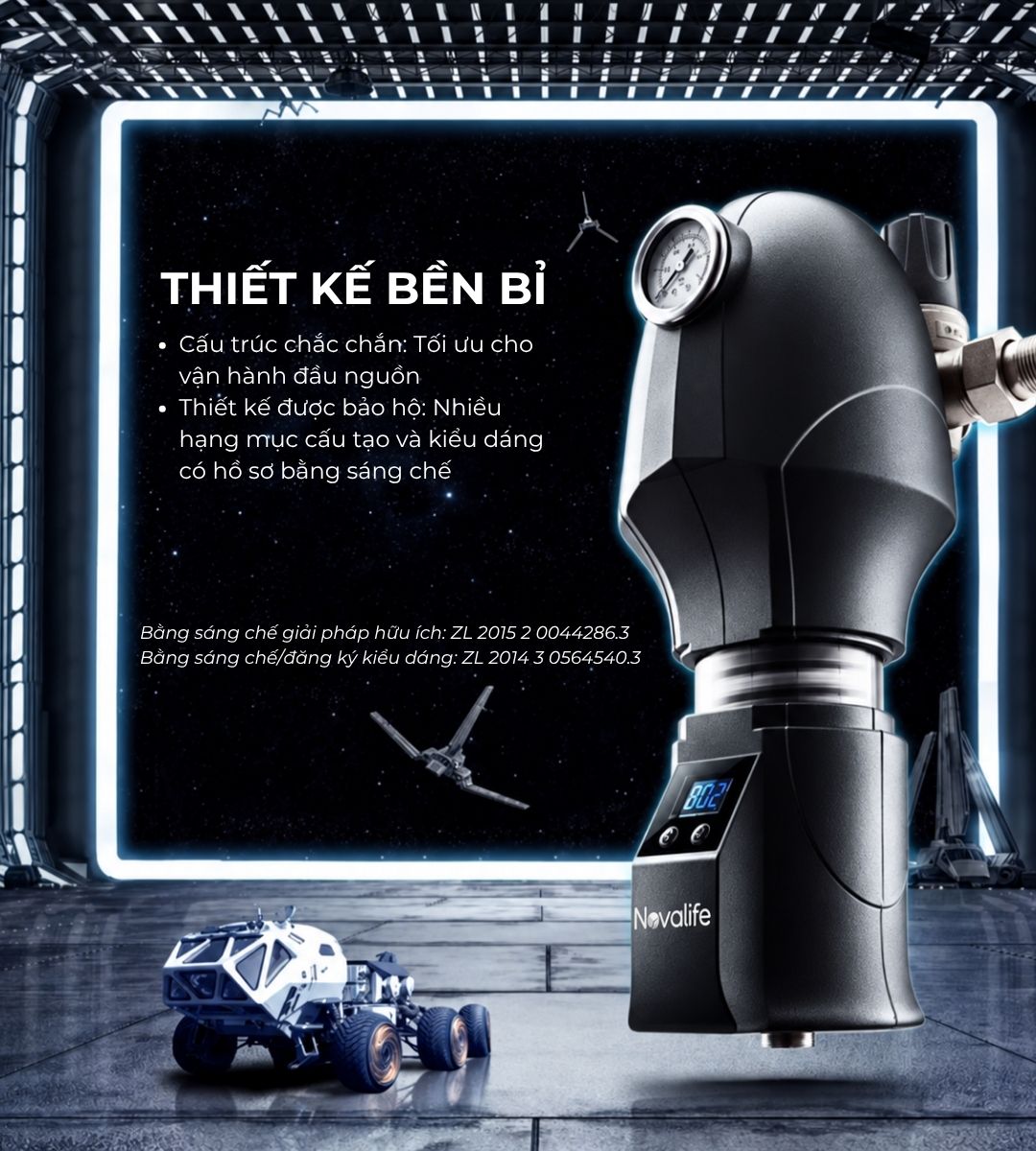 Bộ lọc sơ Novalife NV-M8 – thiết kế bền bỉ